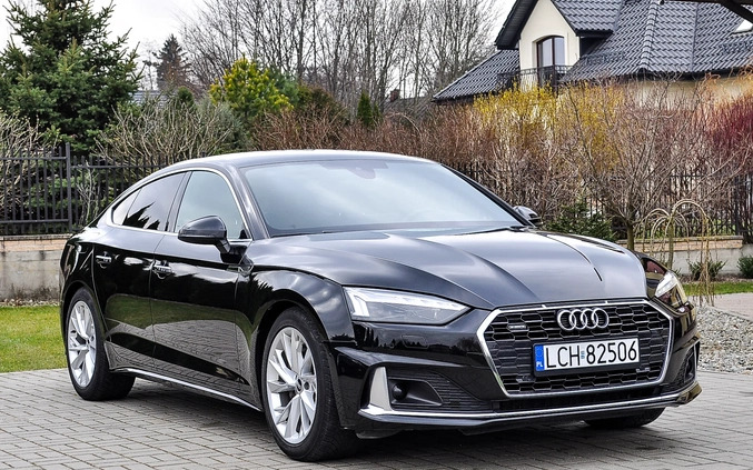 Audi A5 cena 170000 przebieg: 33000, rok produkcji 2020 z Gliwice małe 154